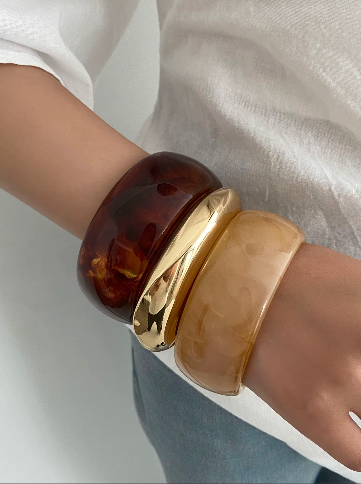 VINTAGE MUSE BRACELETS SET (3)