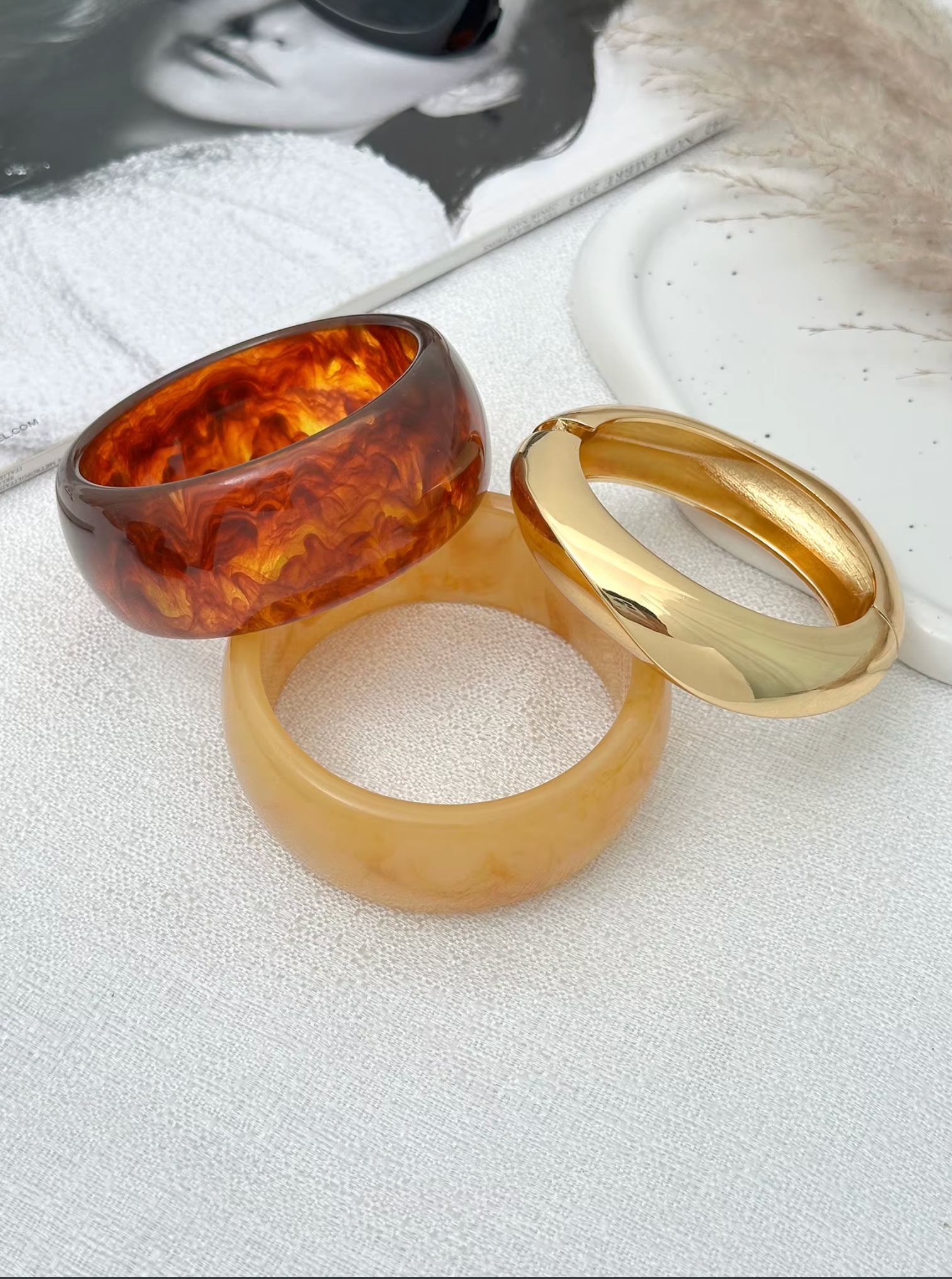 VINTAGE MUSE BRACELETS SET (3)