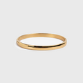 Minimal line bangle bracelet gold-plated stainless steel by Theviloa