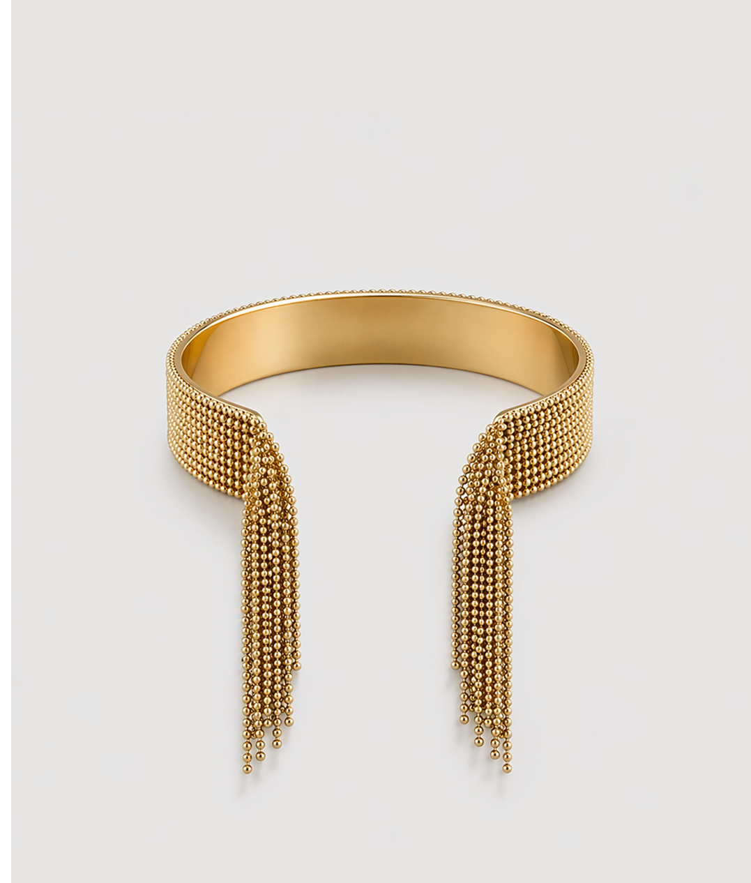 CASCADE SCULPTURAL FRINGE BRACELET