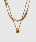 CORE SCULPTURAL PENDANT NECKLACE