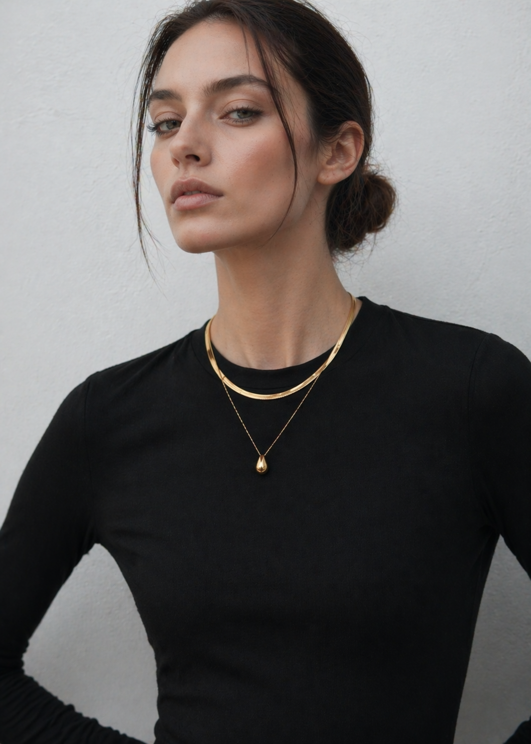 CORE SCULPTURAL PENDANT NECKLACE
