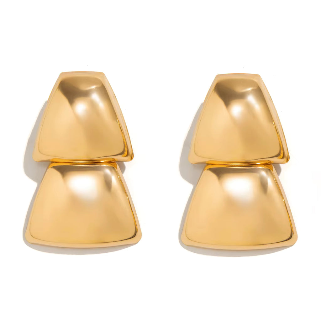 VINTAGE GEOMETRIC STATEMENT EARRINGS