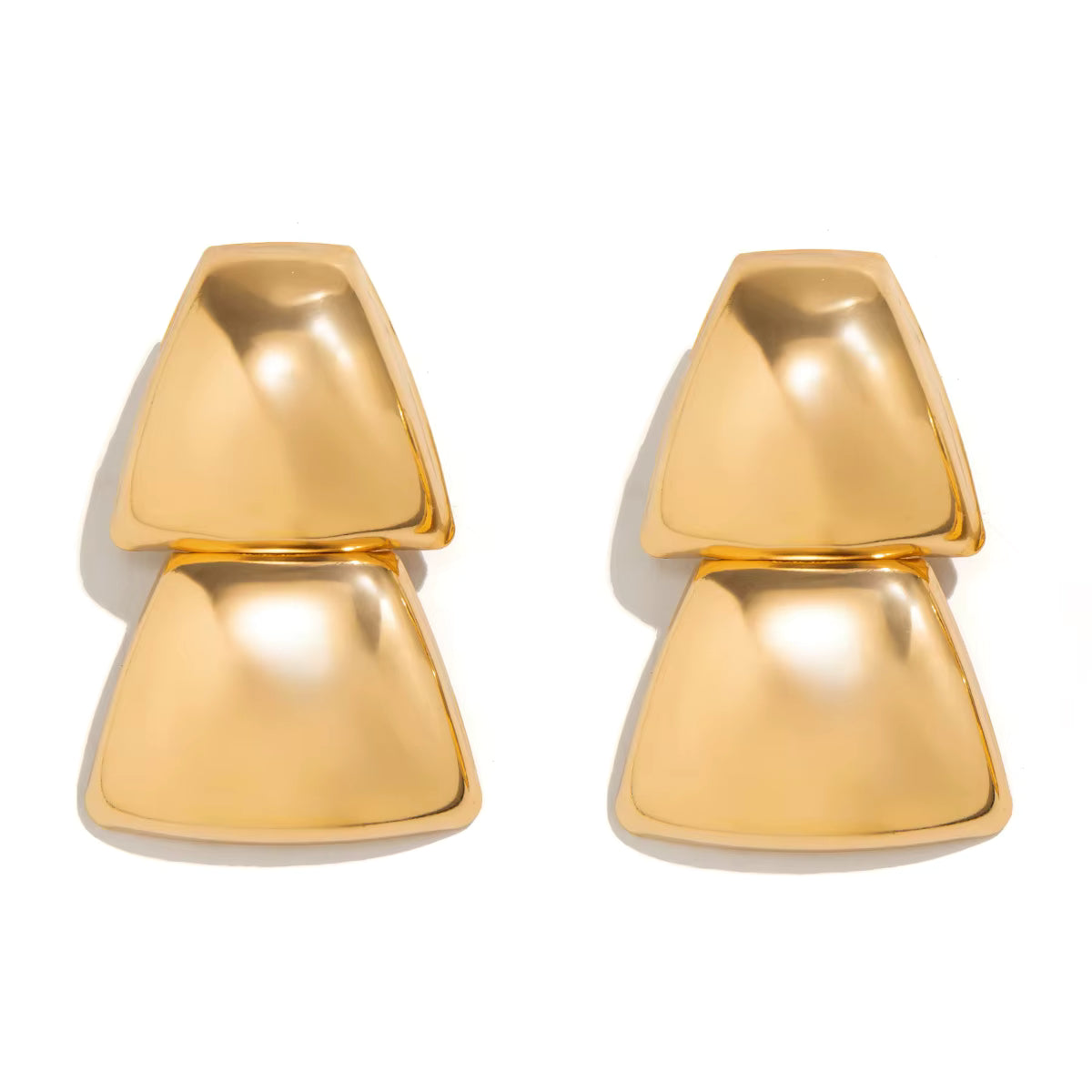 VINTAGE GEOMETRIC STATEMENT EARRINGS