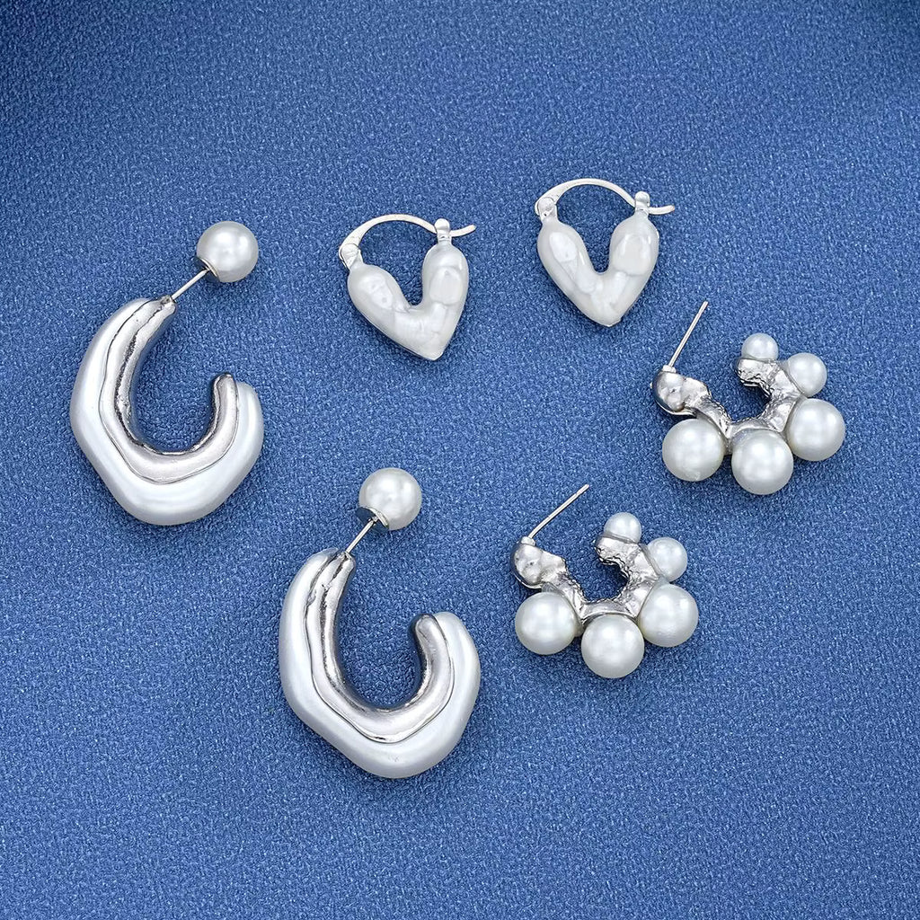 SEA TREASURE PEARL EARRING SET