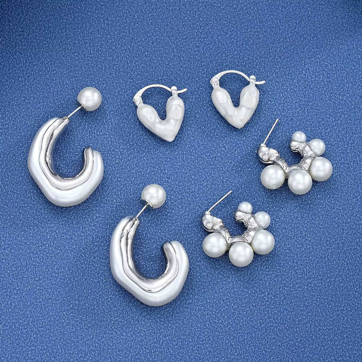 SEA TREASURE PEARL EARRING SET