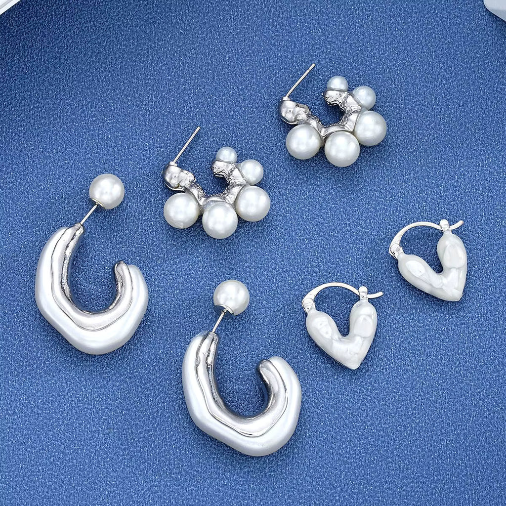 SEA TREASURE PEARL EARRING SET