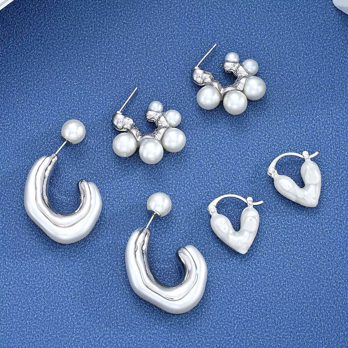 SEA TREASURE PEARL EARRING SET