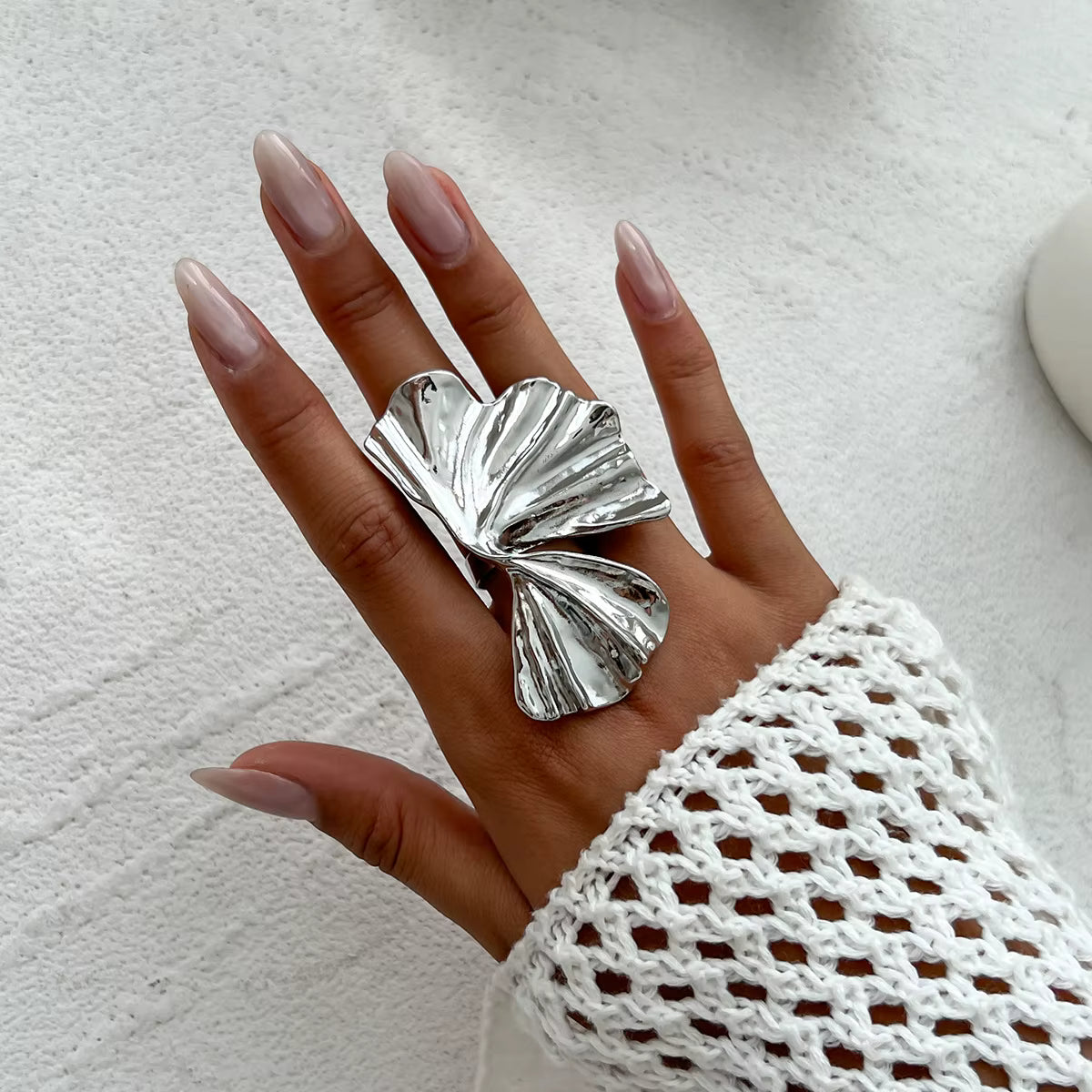 BOTANICA GOLD LEAF SCULPTURAL RING