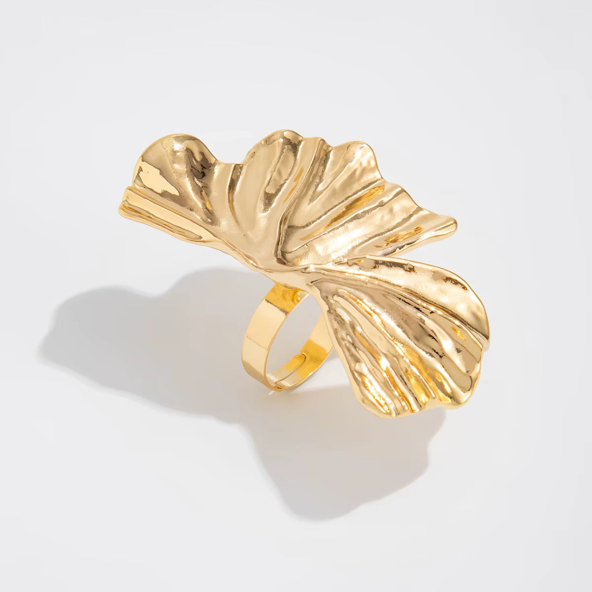 BOTANICA GOLD LEAF SCULPTURAL RING