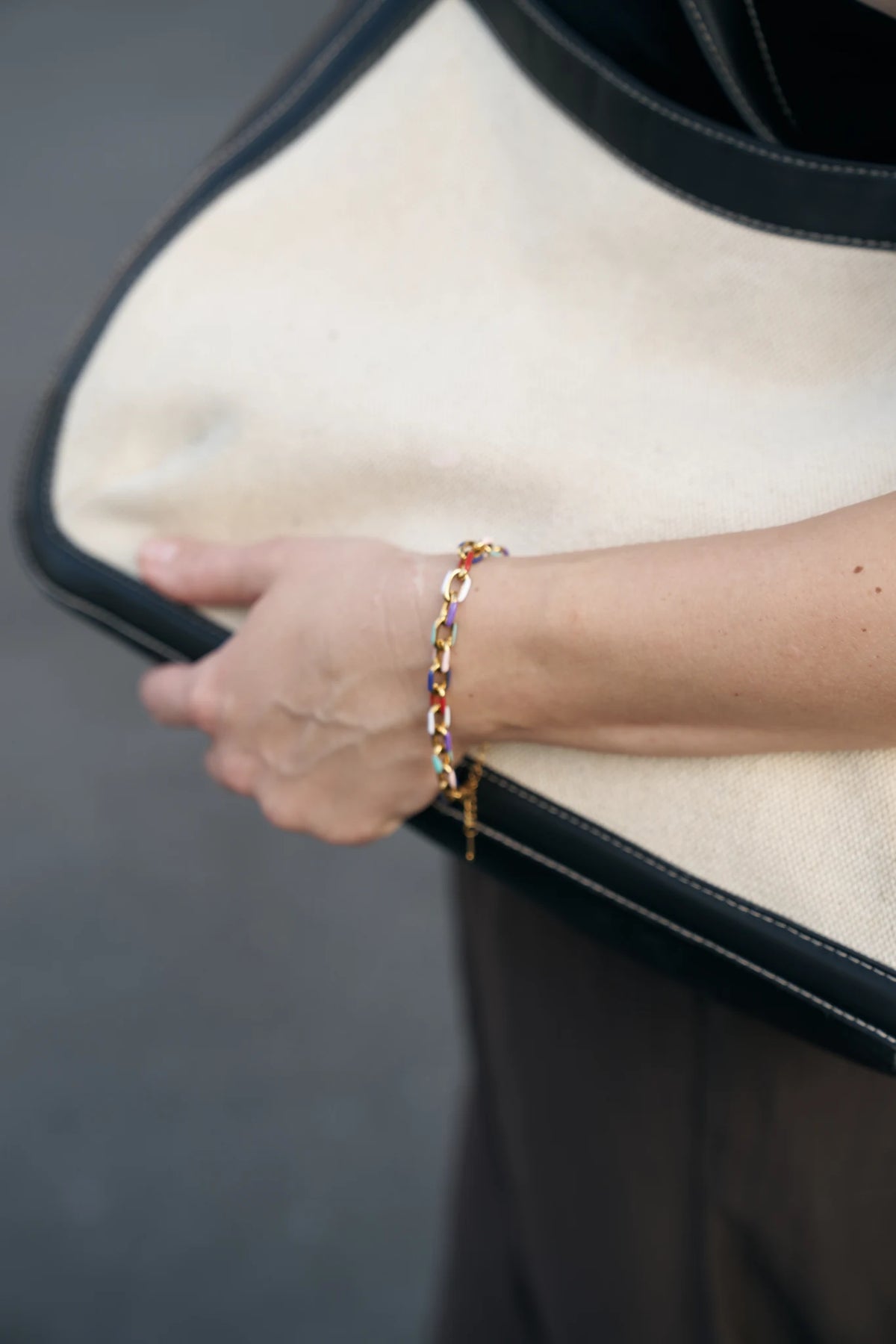 CHROMA COLOR CHAIN BRACELET