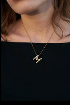 INITIAL LETTER PENDANT NECKLACE