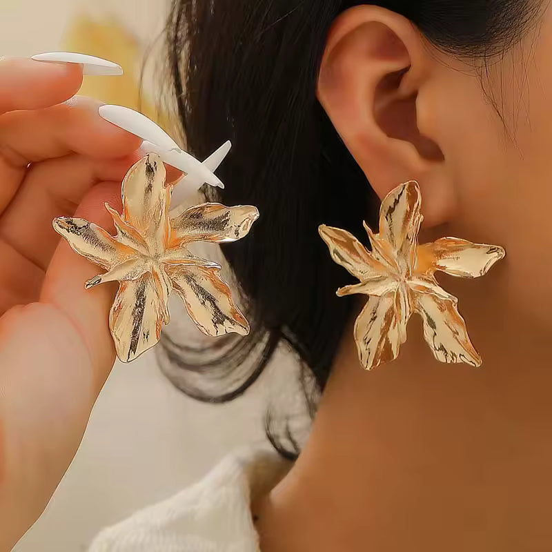 BOTANICA ORCHID SCULPTURAL EARRINGS