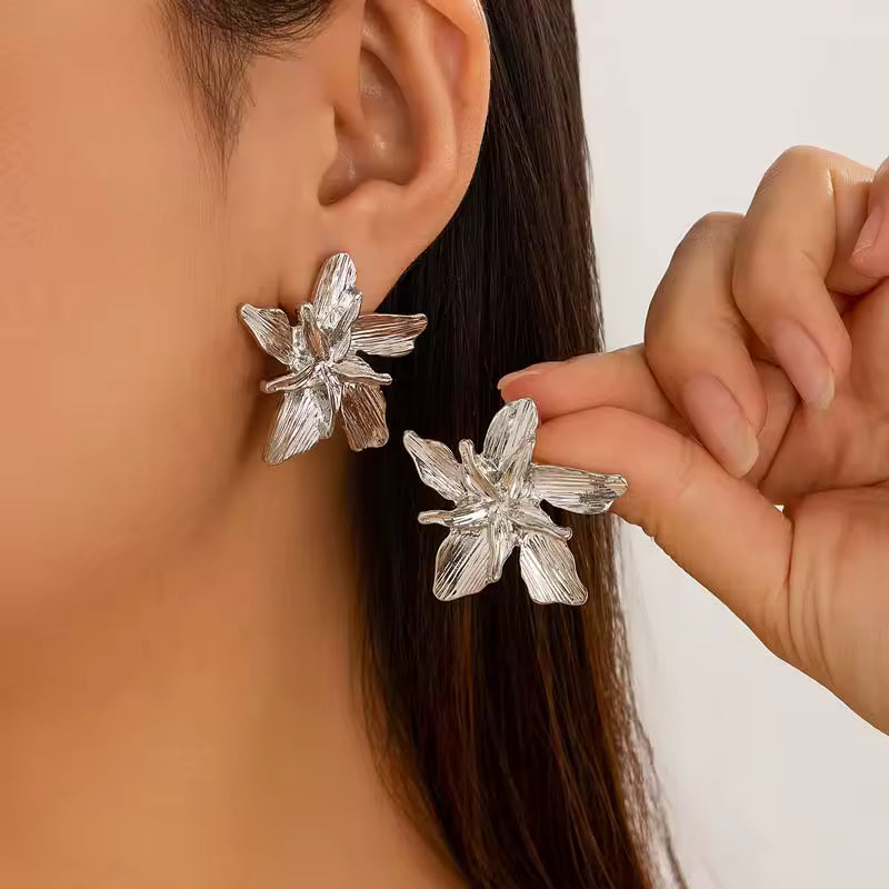 BOTANICA ORCHID SCULPTURAL EARRINGS