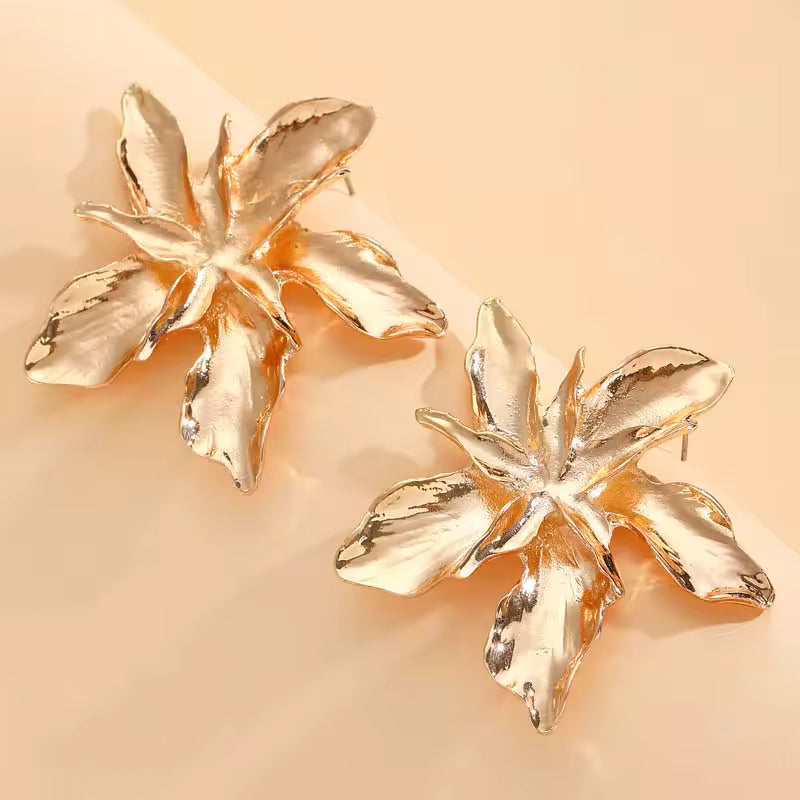BOTANICA ORCHID SCULPTURAL EARRINGS