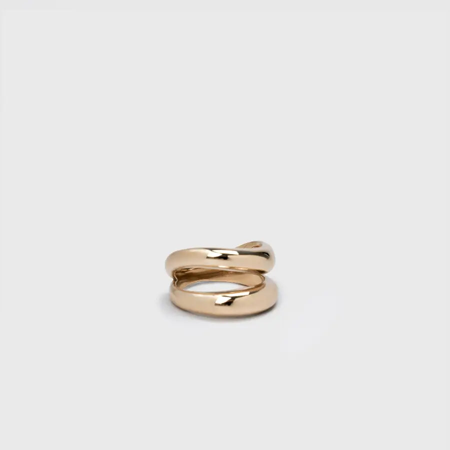 LAYER GEOMETRIC STACK RING