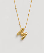 INITIAL LETTER PENDANT NECKLACE