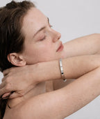 LINE MINIMAL BANGLE BRACELET