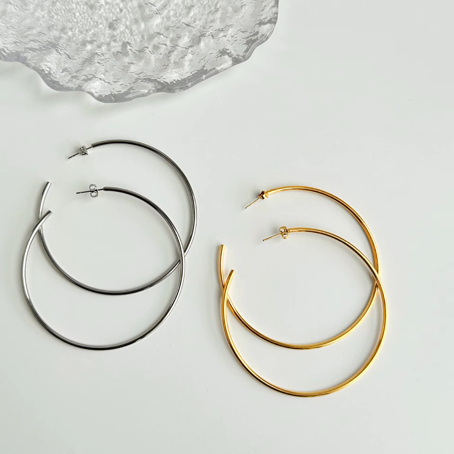 XL HOOP EARRINGS