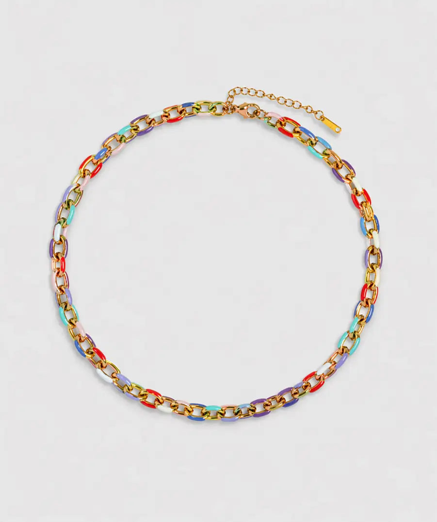 CHROMA COLOR LINK NECKLACE