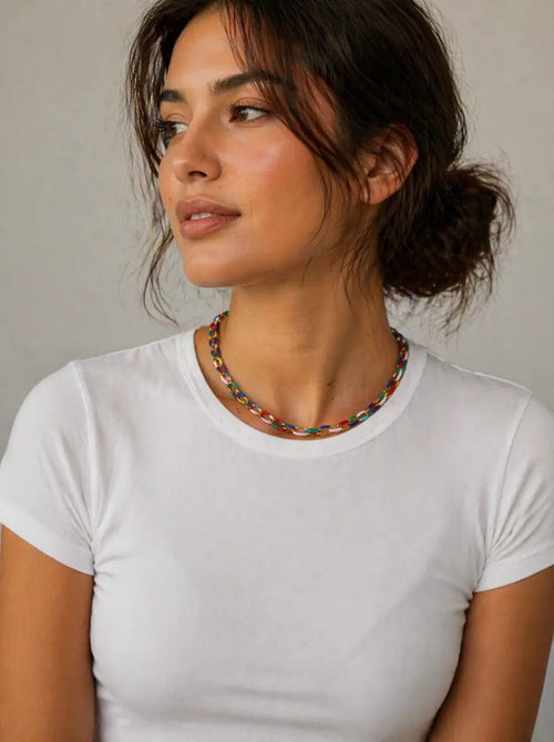 CHROMA COLOR LINK NECKLACE