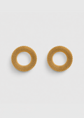 ORBIT SCULPTURAL HOOP EARRINGS