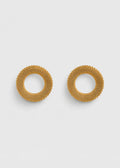ORBIT SCULPTURAL HOOP EARRINGS