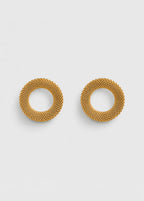 ORBIT SCULPTURAL HOOP EARRINGS
