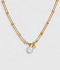 LINK PEARL LAYERED NECKLACE