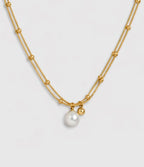 LINK PEARL LAYERED NECKLACE