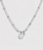 LINK PEARL LAYERED NECKLACE