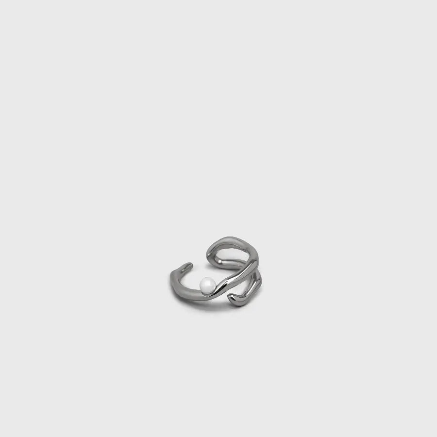 LOOP PEARL WRAP RING