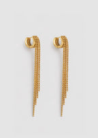 CASCADE SCULPTURAL DROP EARRINGS