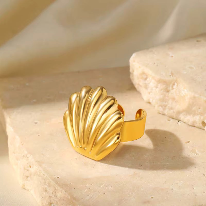 SEA SHELL OPEN RING