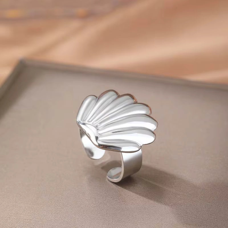 SEA SHELL OPEN RING