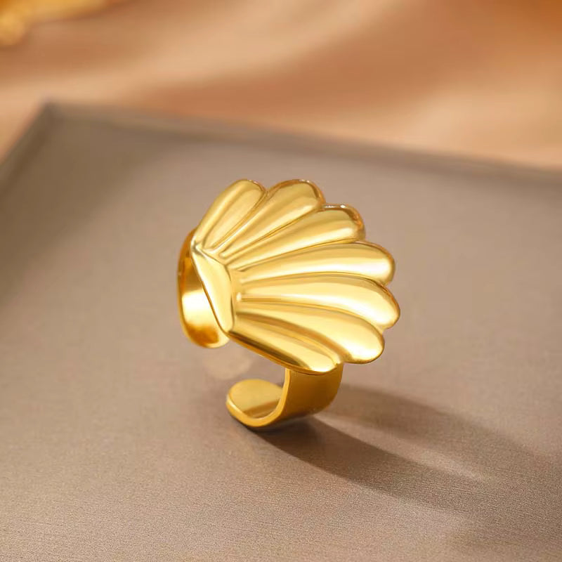 SEA SHELL OPEN RING