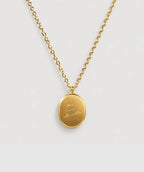 TOKEN MINIMAL MEDALLION NECKLACE