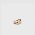 Geometric volume ring gold-plated stainless steel by Theviloa