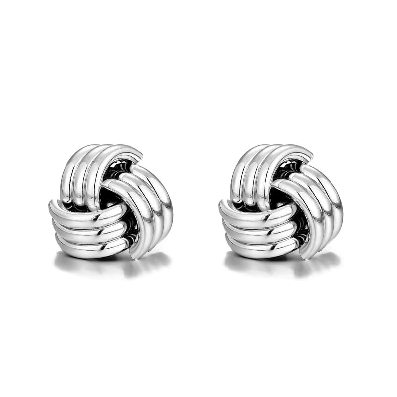 VINTAGE KNOT STUD EARRINGS